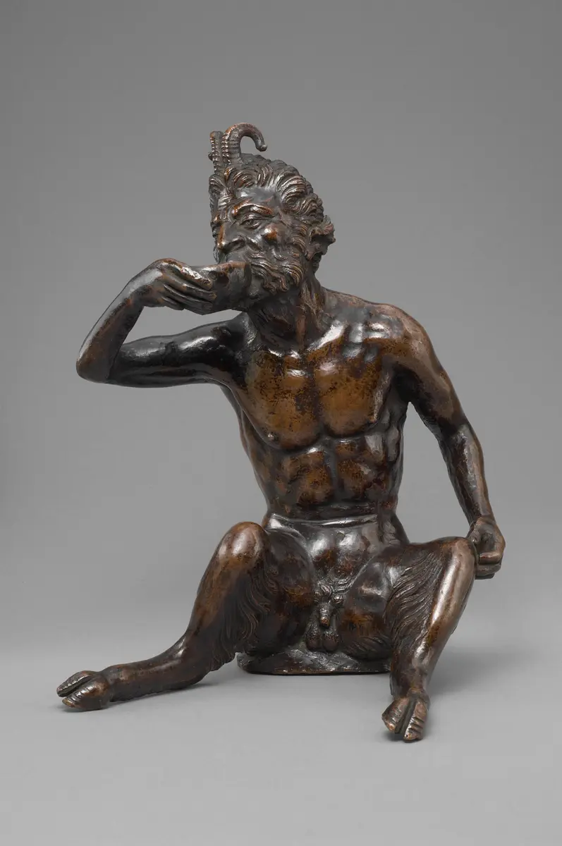 Trinkender Satyr