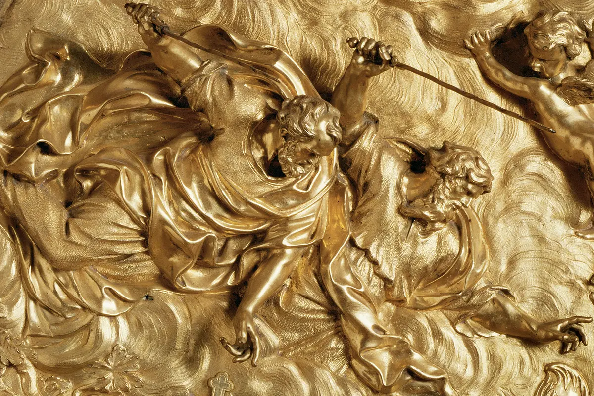 Die Begegnung von Papst Leo des Großen mit dem Hunnenkönig Attila