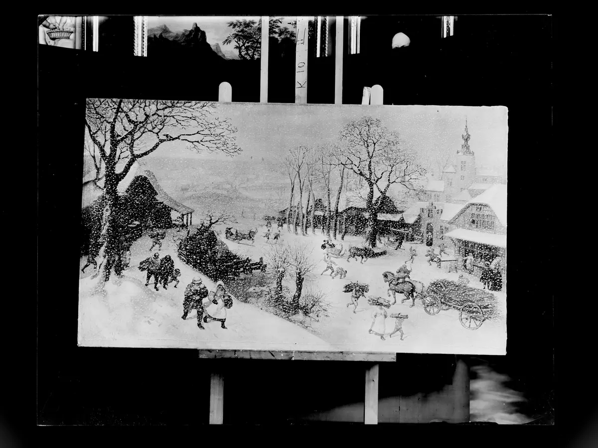 Winterlandschaft (Jänner oder Februar)