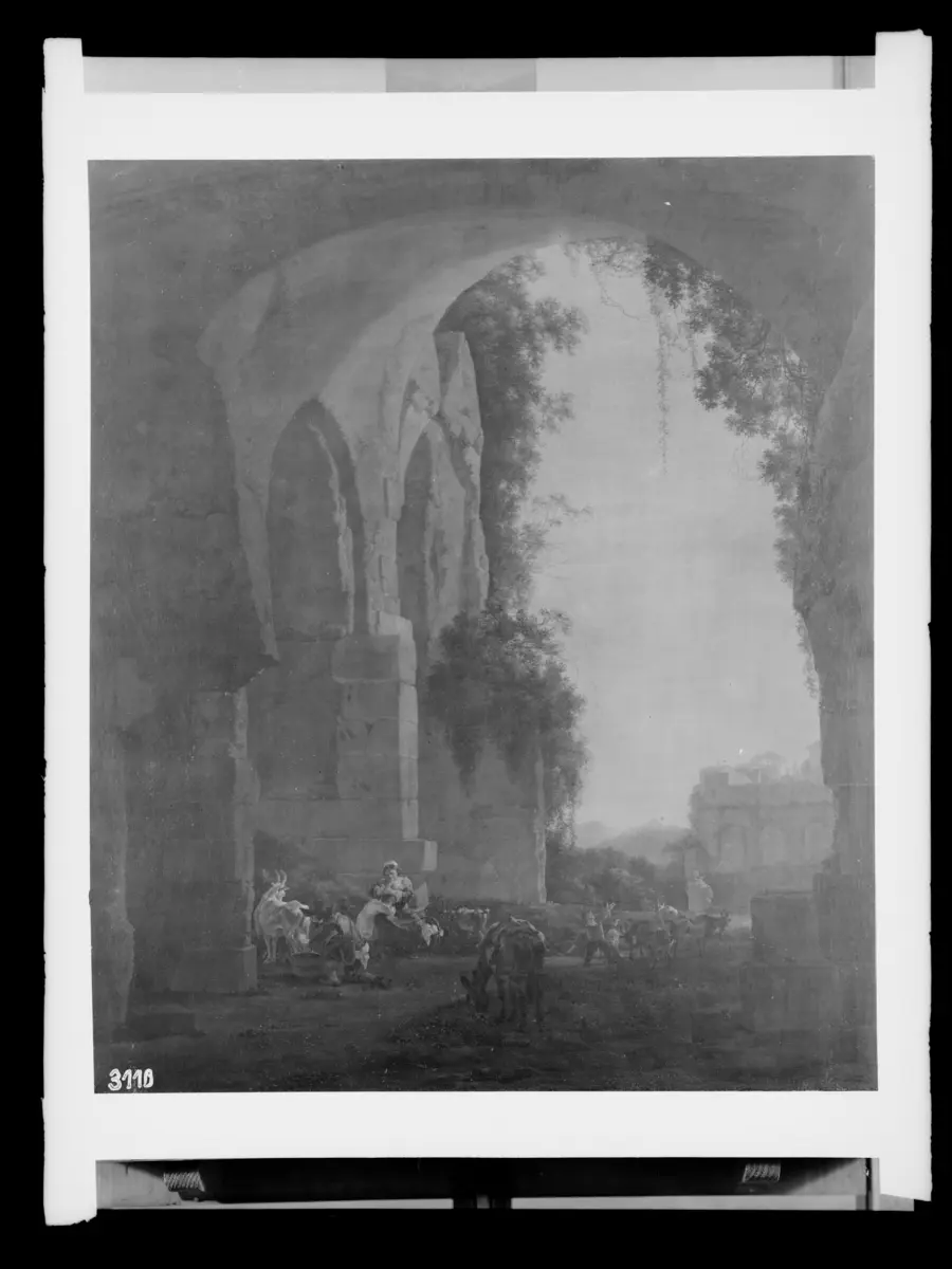 Italienische Ruinenlandschaft