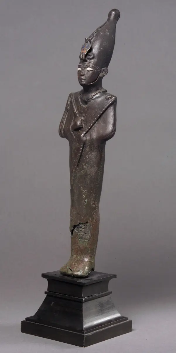 Gott Osiris, stehend
