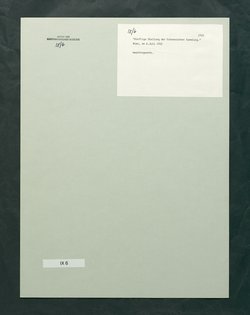 Künftige Stellung der Estensischen Sammlung