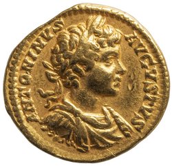 Septimius Severus, Iulia Domna und Antoninus III. (Caracalla)