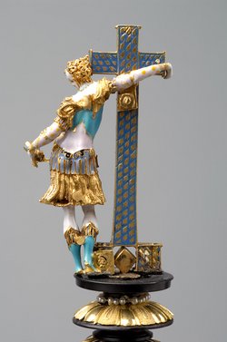 Ostensorium mit einem Dorn der Dornenkrone Christi