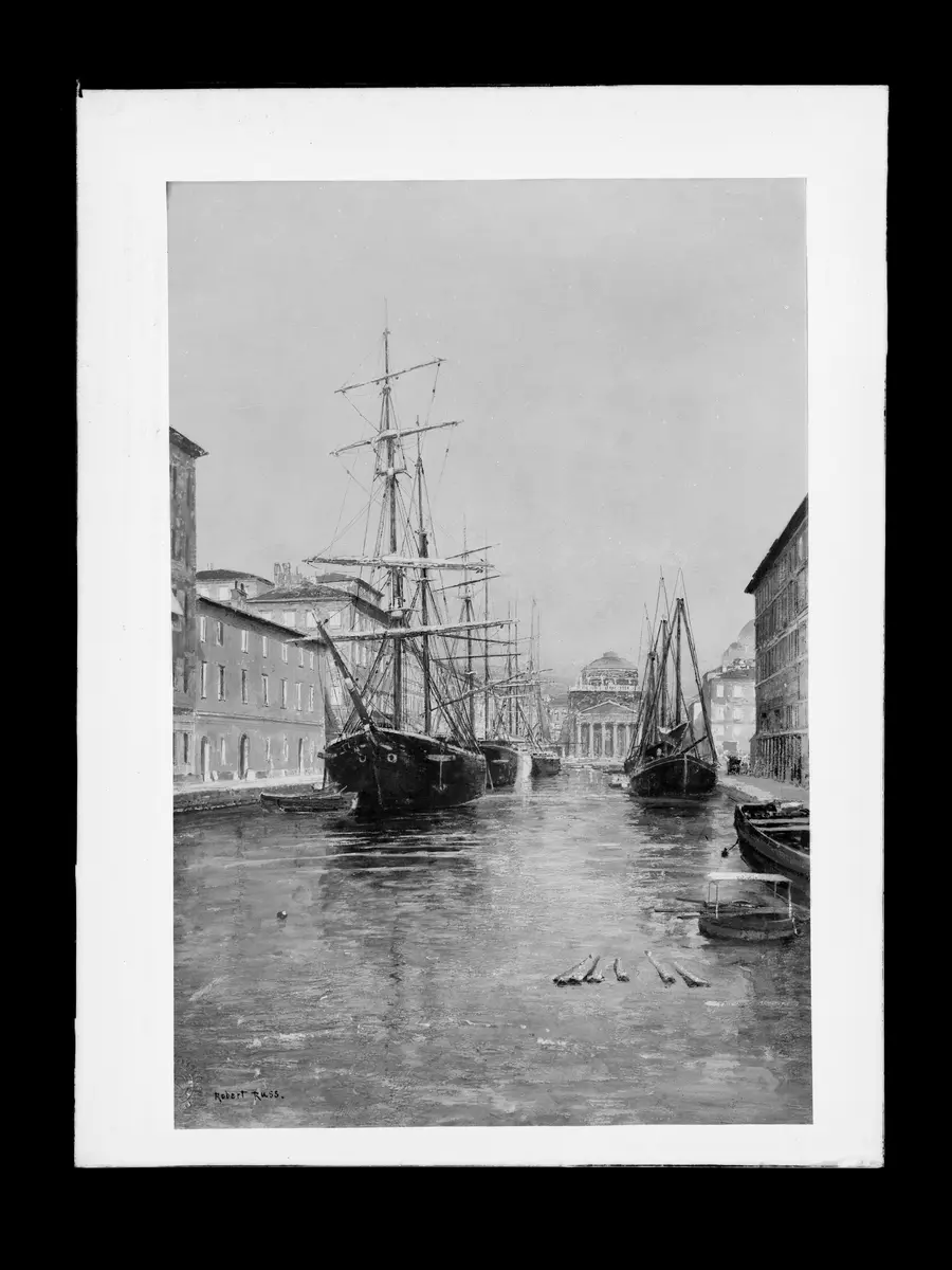 Der Canal Grande in Triest