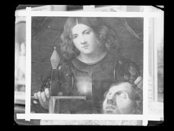 David mit dem Haupt des Goliath