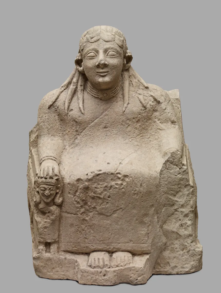 Thronende Göttin (Astarte?)