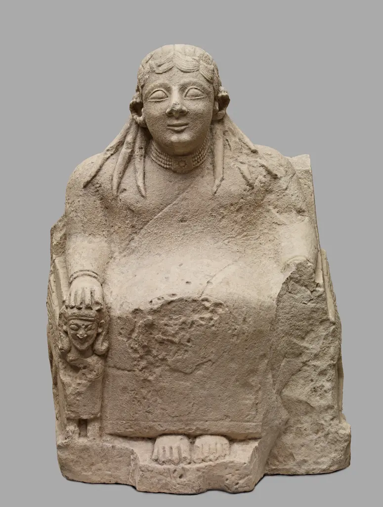 Thronende Göttin (Astarte?)
