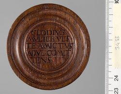 Clodius Pulcher und Pompeia; Spielstein für das Brettspiel für den "Langen Puff"