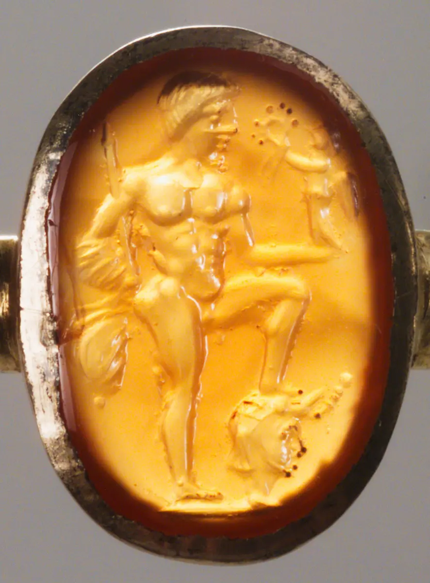 Augustus als nackter Krieger