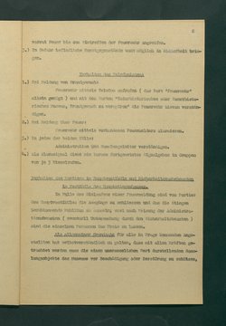 Entwurf einer Feuerlöschordnung für das Kunsthistorische Museum, 1926