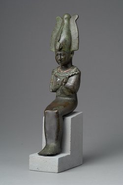 Sitzender Gott Osiris