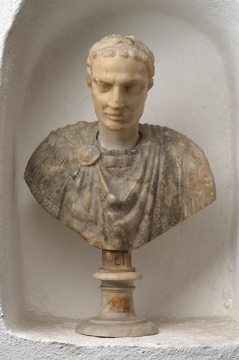 Julius Cäsar, Porträtkopf, Porträtbüste