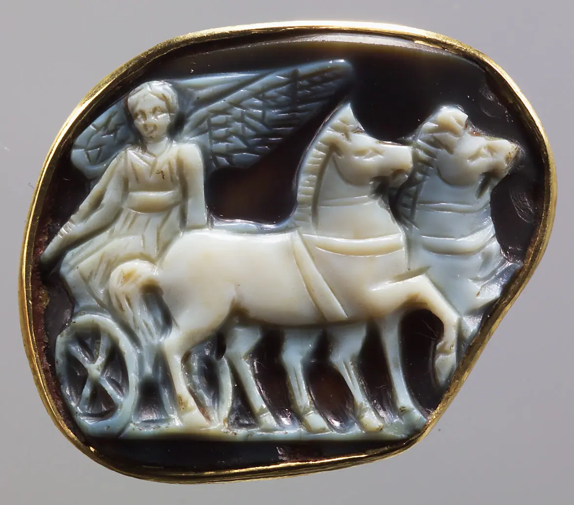 Viktoria im Zweigespann