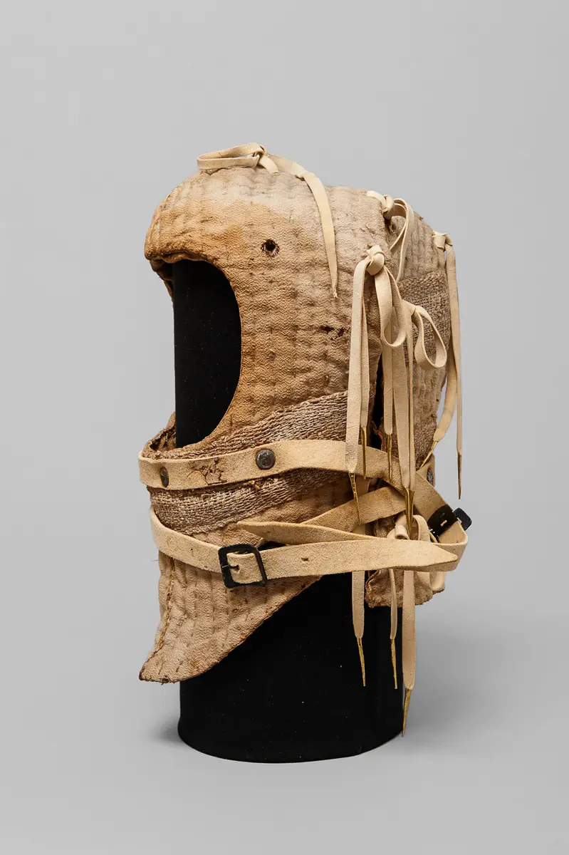 Helmhaube/Innenfutter für einen Stechhelm
