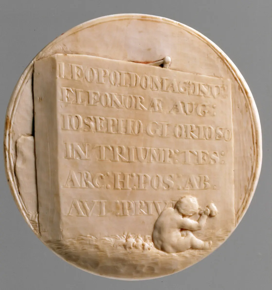 Medaillon mit Triumphbogen für König Joseph I.