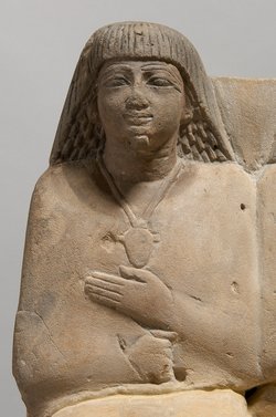 Statuengruppe des Meri-ptah, des Sa-aset und der Kafi
