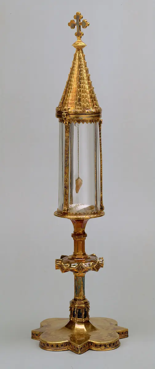 Das Reliquiar mit dem Zahn Johannes des Täufers