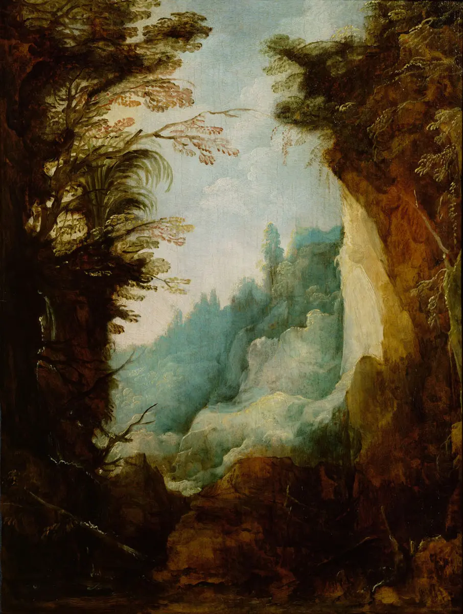 Waldige Felsschlucht