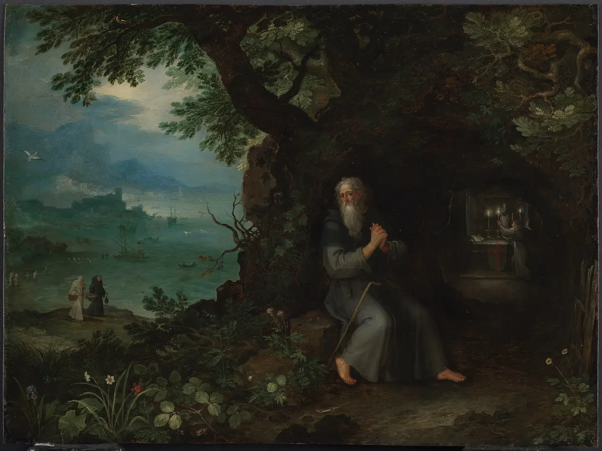 Landschaft mit hl. Fulgentius