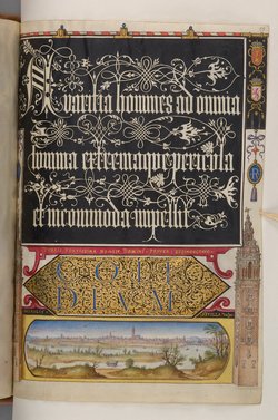Schriftmusterbuch; 127 Blatt Pergament