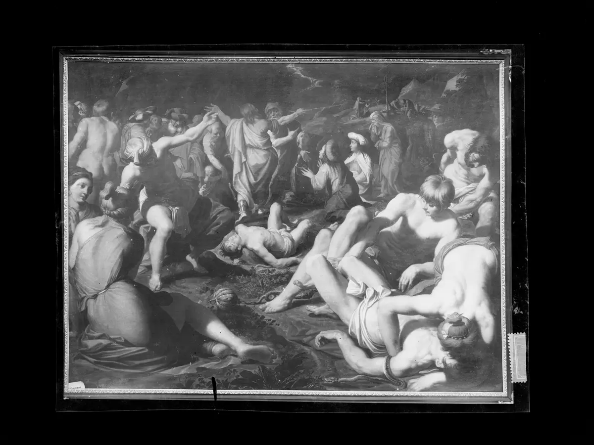 Moses in der Wüste, Verehrung der Schlange