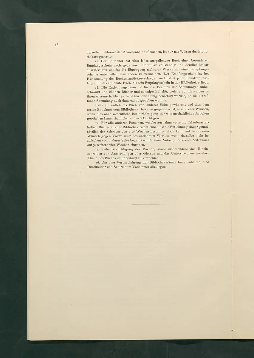 Bestimmungen für den Dienstbetrieb in den kunsthistorischen Sammlungen des Allerhöchsten Kaiserhauses
