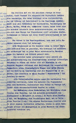 Dienstbestimmungen für das Aufsichtspersonal in den Sammlungen