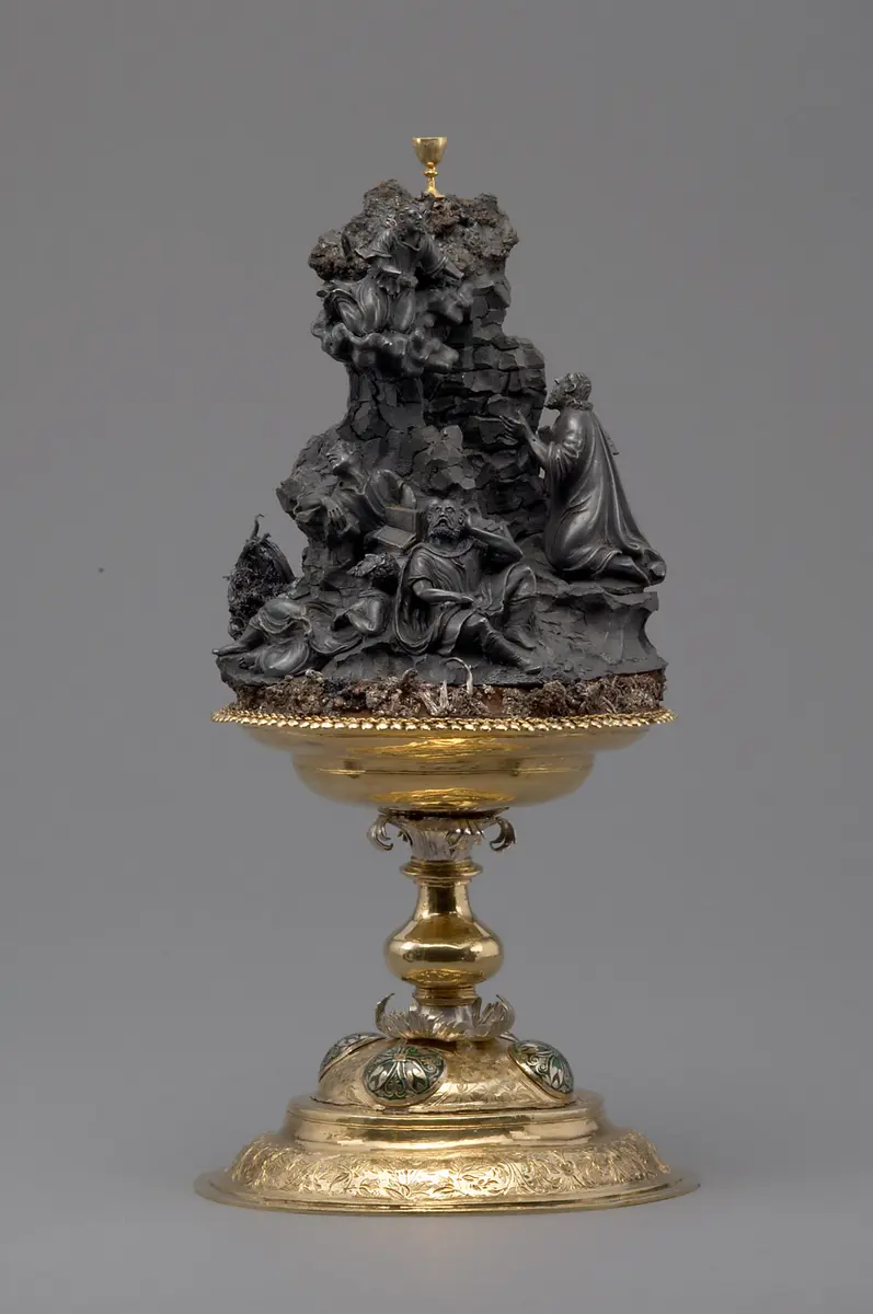 Handstein mit Christus am Ölberg