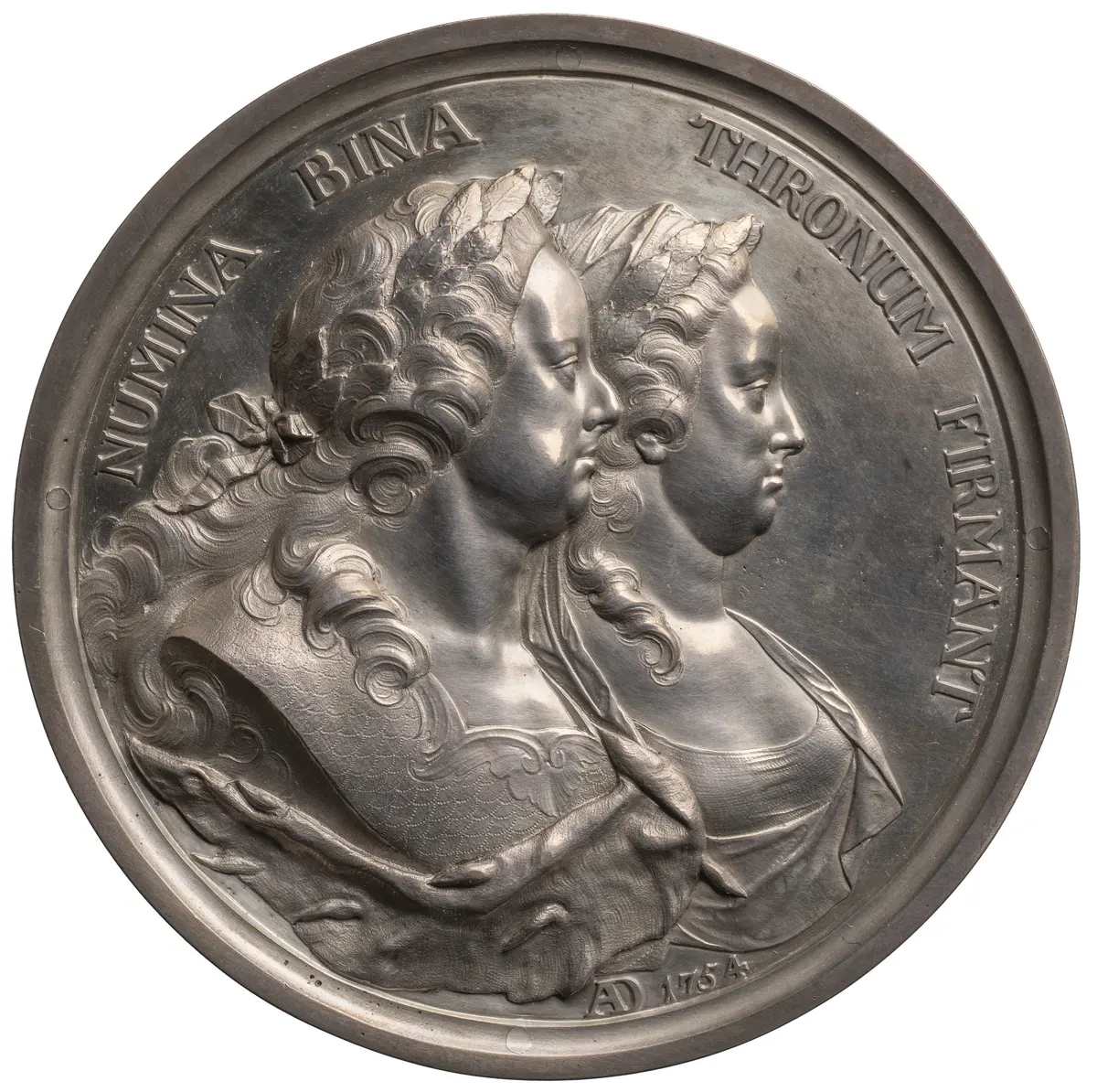 Habsburg: Maria Theresia und Franz I. Stephan / Erzherzöge Joseph (der spätere Kaiser Joseph II.), Karl Joseph, Peter Leopold (der spätere Kaiser Leopold II.) und Ferdinand (auf die gesicherte Thronfolge)