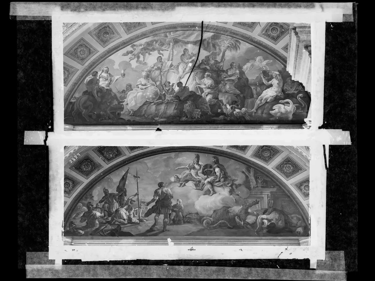 Seitenlünetten Österreichische Nationalbibliothek