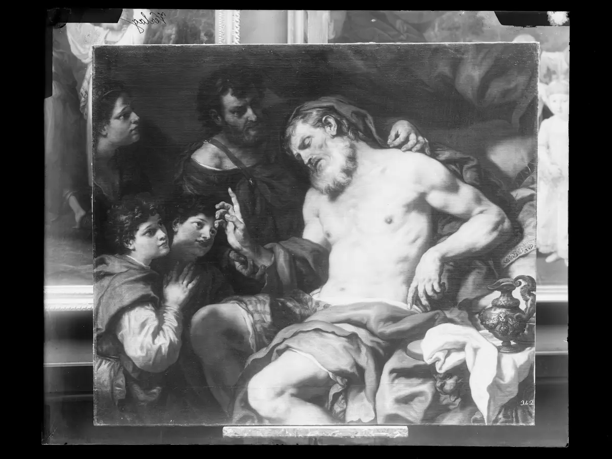 Jakob segnet Ephraim und Manasse