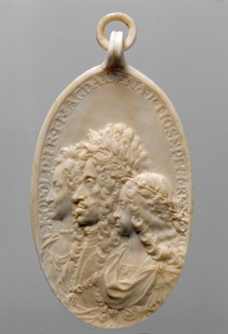 Gedenkmedaillon auf die Errichtung der Pestsäule