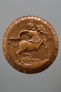 Dosendeckel mit Kentaur