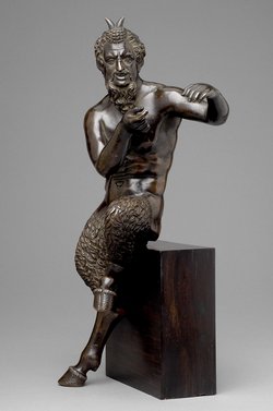 Sitzender Pan; Fragment aus der Gruppe "Pan und Daphnis"