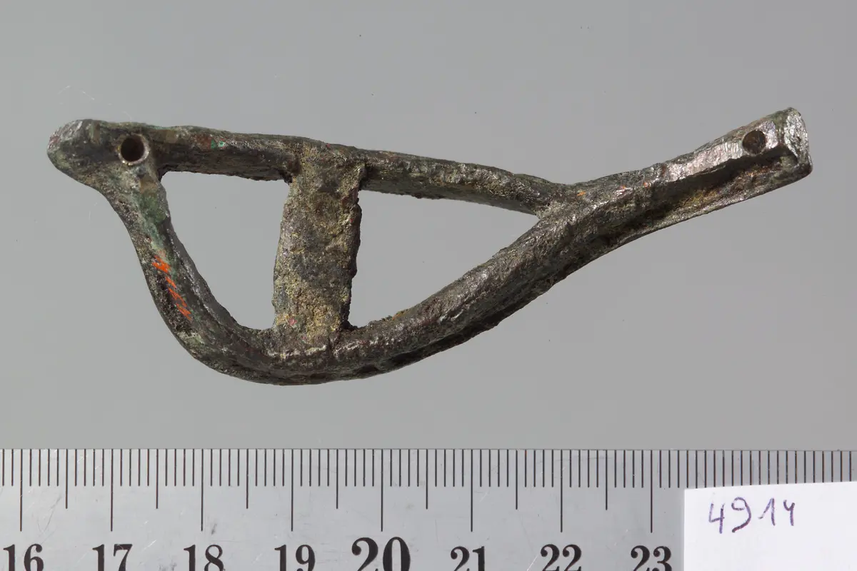 Sargfragment (?): Auge