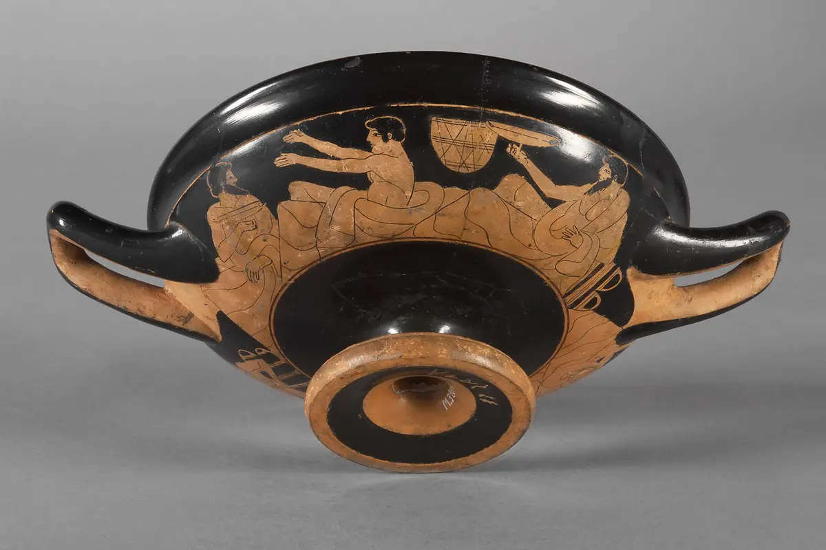 Jüngling beim Gelage