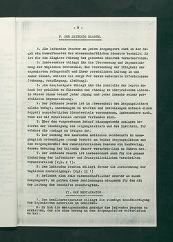 Dienstordnung für Bergungsstellen mit Nachtrag
