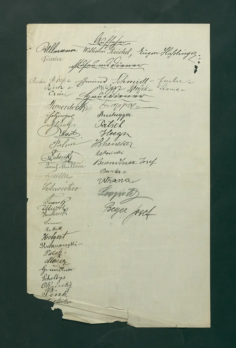 Feuerwachordnung für das Kunsthistorische Museum