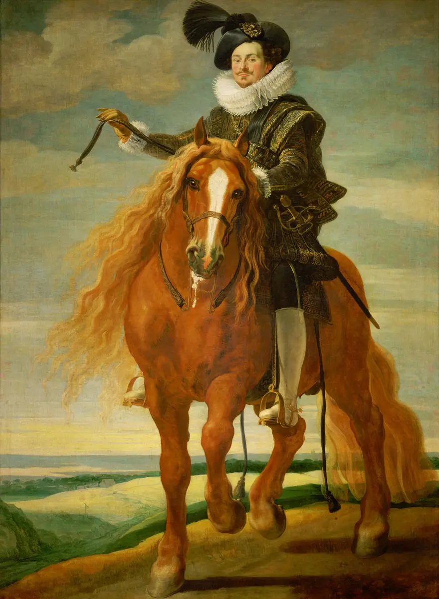 Reiterbildnis des Don Diego Messia Felipe de Guzmán, Marques de Léganes