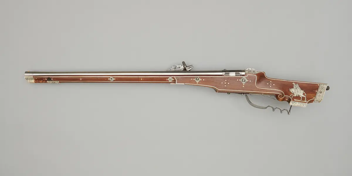 Hinterladegewehr mit Radschloss