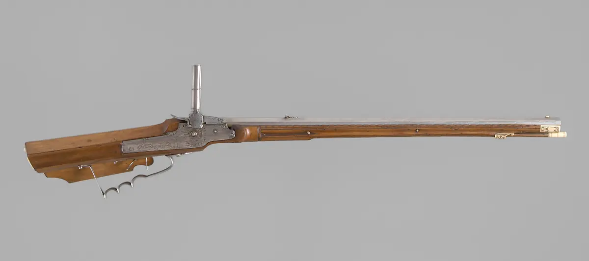 Radschlossgewehr mit Rauchfang