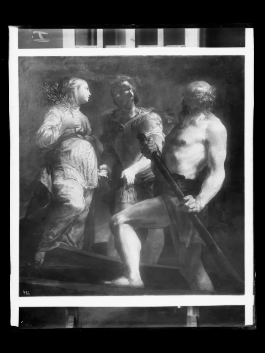 Äneas, die Sibylle und Charon