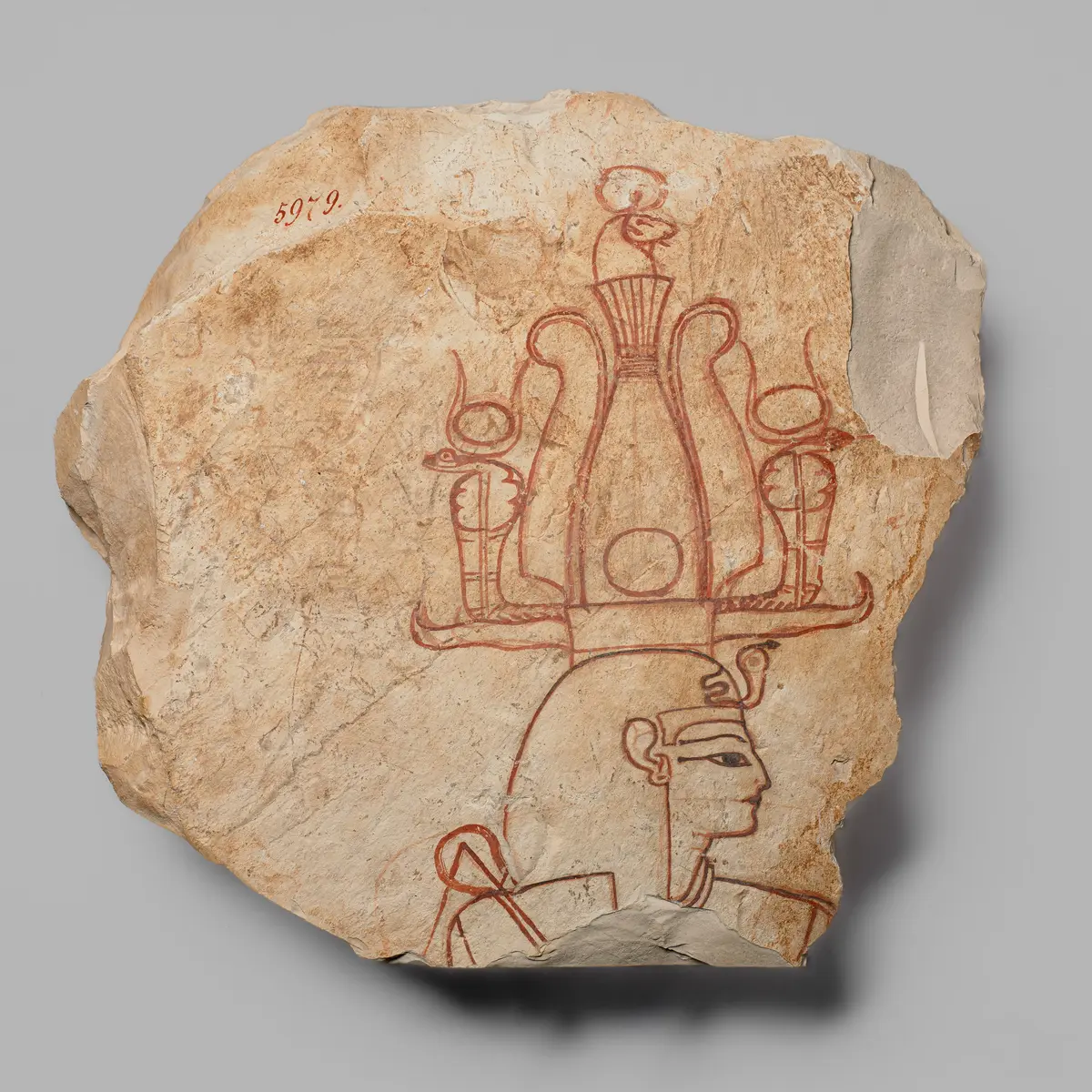 Königskopf mit Krone