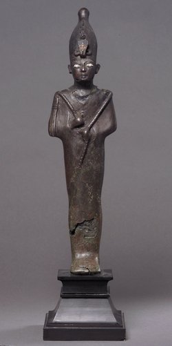 Gott Osiris, stehend