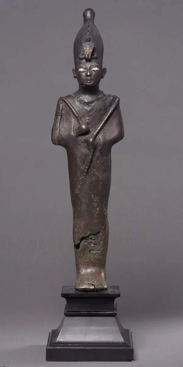 Gott Osiris, stehend