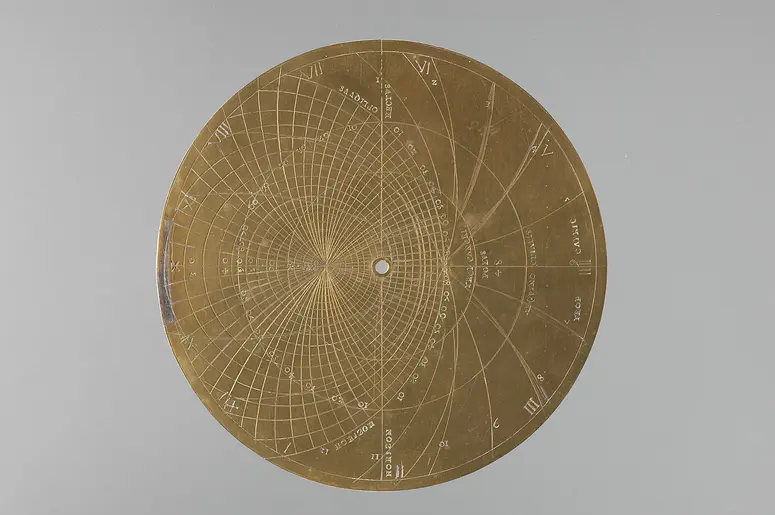 Bestandteil eines Astrolabiums (Sternenhöhenmesser), Meßinstrument