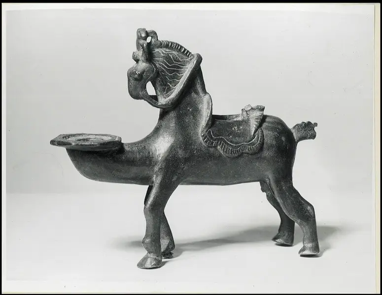 Lampe in Pferdeform