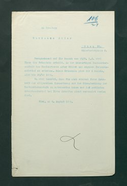 Regelung des Dienstes in der Restaurieranstalt
