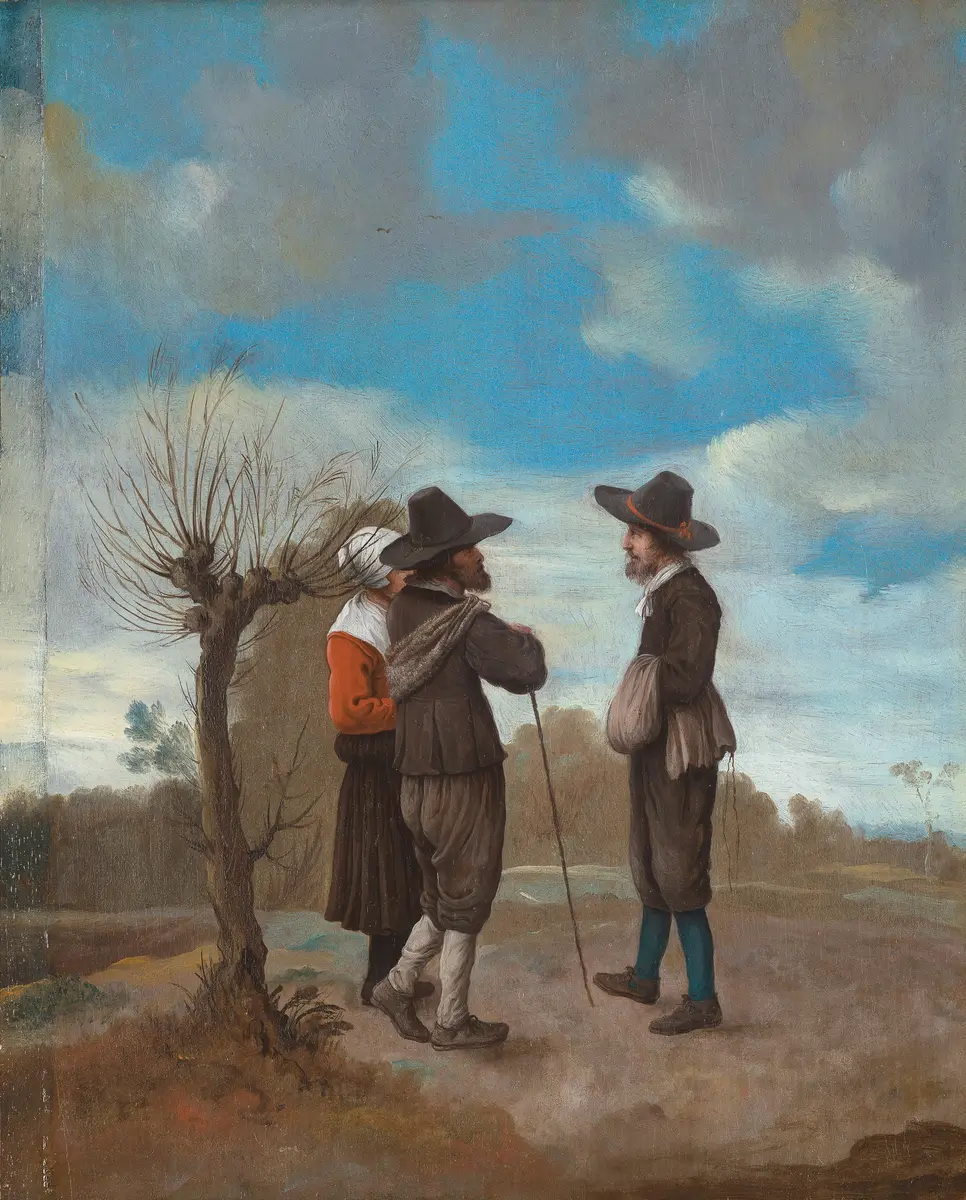 Bauern im Gespräch
